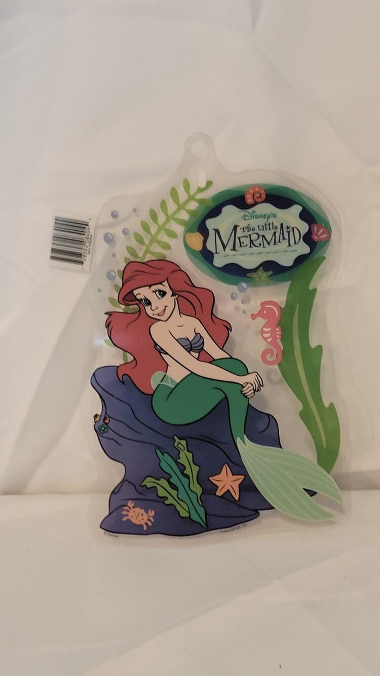Vintage Disney The Little Mermaid Ariel Color-Clings Window Decoration NOS New C